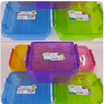 H.L. square bonbon Colur box 0.35L.